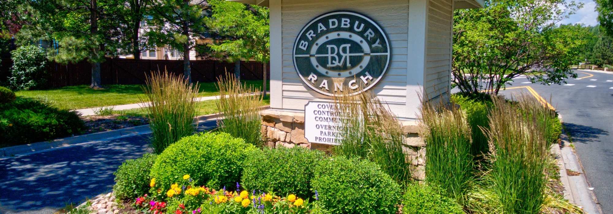 Photo of Bradbury Ranch Monument at Neighborhood Entrance